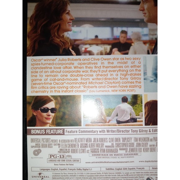 Duplicity DVD - Picture 3 of 3